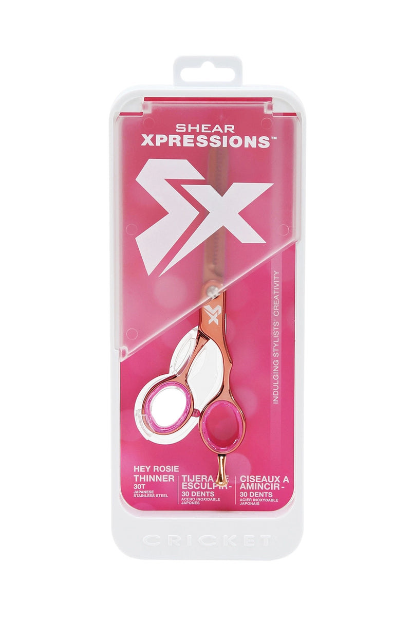 Cricket SHEAR XPRESSIONS HEY ROSIE 30T THINNING SHEAR Wonder Beauty