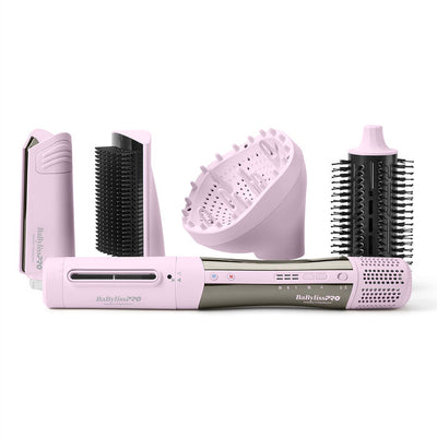 BabylissPro Nano Titanium LImited Editoion Style/Switch Ionic Multi-Styler Dryer (Pink)