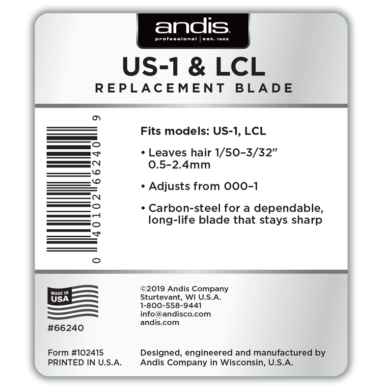 Andis US-1 & LCL Replacement Blade